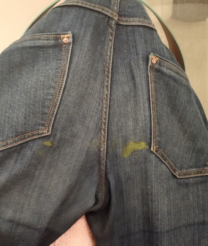 paint jeans